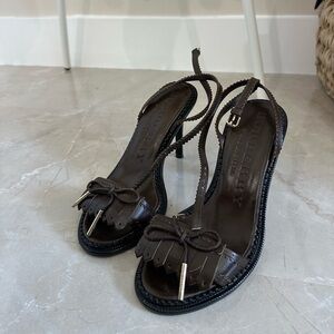 Brown Leather Women's Sandals